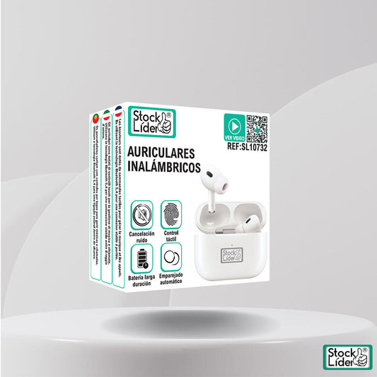 🎧 Auriculares Inalámbricos StockLíder SL10732 – Bluetooth 5.3, Control Táctil y Cancelación de Ruido