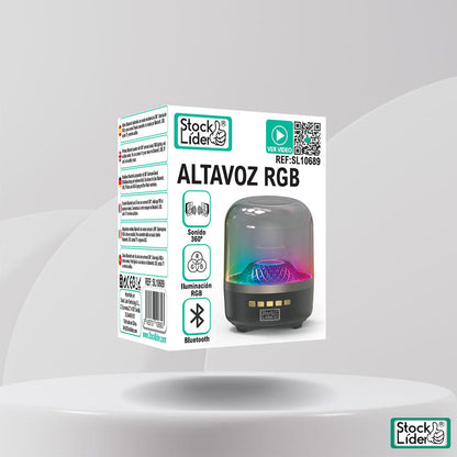 🔊 Altavoz RGB StockLíder – Música y Luces que Transforman tu Espacio