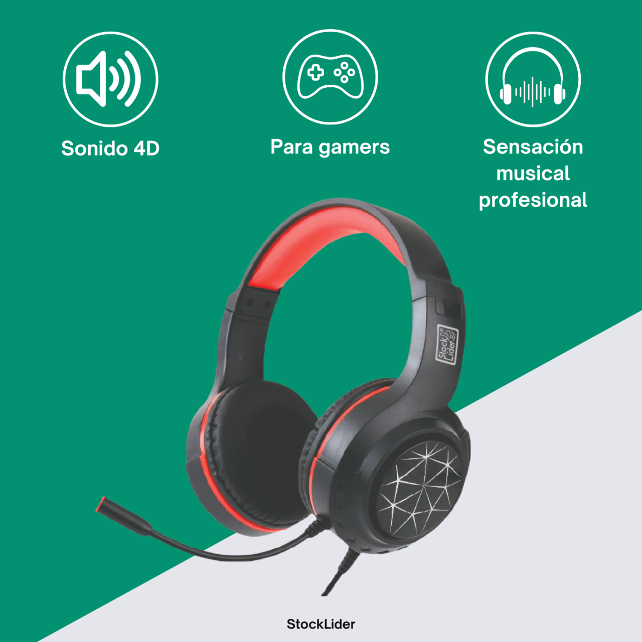 🎮 Auriculares Gaming 4D con Sonido Envolvente 360°