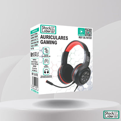 🎮 Auriculares Gaming 4D con Sonido Envolvente 360°