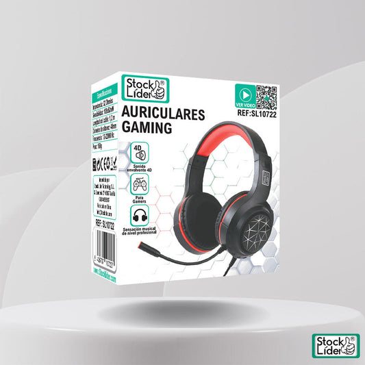 🎮 Auriculares Gaming 4D con Sonido Envolvente 360°
